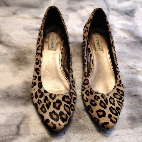 Sofie Steve Madden Pony Hair Slip On Shoe Size 7.5 - Picture 2 of 7